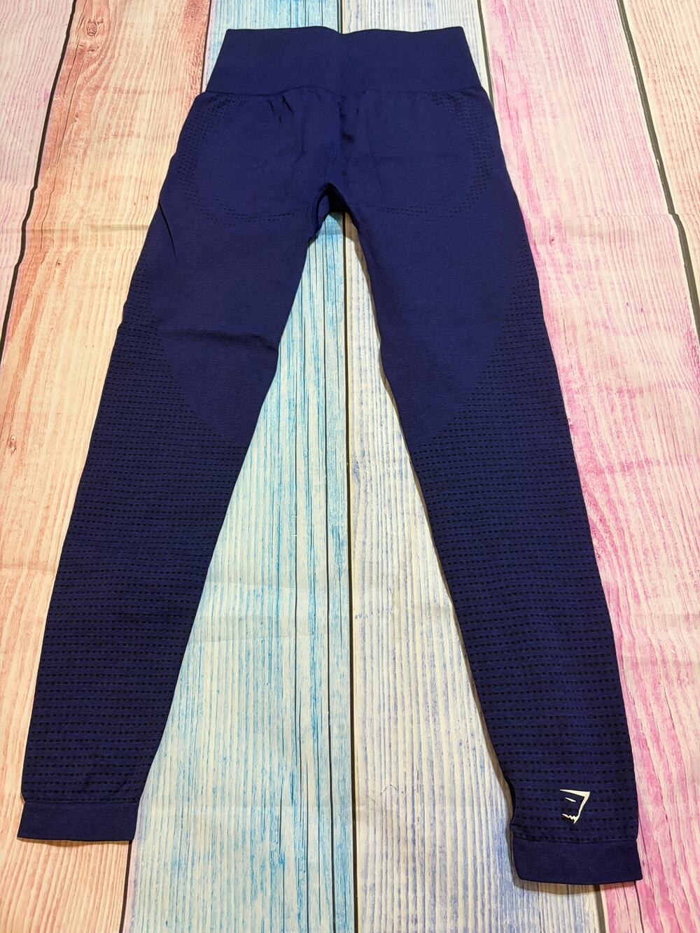 Gymshark Seamless High Waisted Leggings Navy Blue Women’s Small EUC